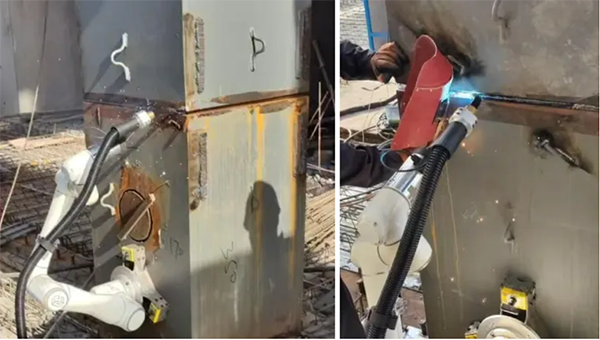 米兰·(milan)中国协作机器人:建筑钢结构移动焊接机器人